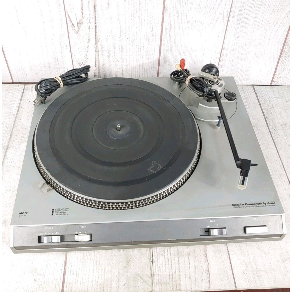 Vintage MCS 6603 Semi Auto Direct Drive Turntable Record Player - TESTED WORKING